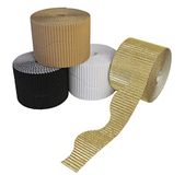 Bright Ideas PK04 Neutraal assortiment, 10 cm x 7,5 m gegolfde grensrollen voor school displays kunst en ambachten. BI7873.