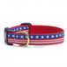 Up Country SST-C-M Stars and Stripes hondenhalsband, breedte 2,5 cm, maat M
