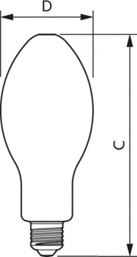 Philips TrueForce Core LED E27 HPL/SON - 13W - 2000lm - 3000K - 830 Warm Wit