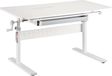 Toboli bureau enfant réglable, 100 x 60 cm, bureau évolutif pour enfants, avec inclinaison et hauteur réglables, équipé d'un tiroir