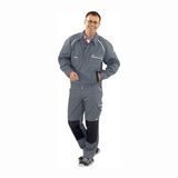Planam tailleband jas Canvas 320 maat 52 grijs / zwart