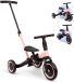 Billy 4 in 1 Tricycle with push bar - Children's bike - Ride-on bike - Balance bike - Gio - Pink