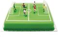 ScrapCooking Taartset Voetbal spelers voor taart versiering 9 accessoires
