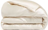 Dore & Rose Dekbedovertrek (260 x 240) - 100% Premium Ademend Zijde - Champagne
