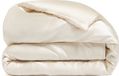 Dore & Rose Dekbedovertrek (260 x 240) - 100% Premium Ademend Zijde - Champagne