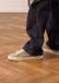 Manfield - Heren - Taupe suède sneakers - Maat 42