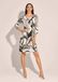 MADELEINE Jurk grijs / zwart / offwhite