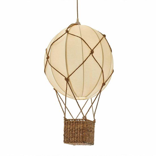 Loberon Hanglamp Plumillon crème/bruin