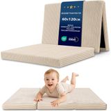 Totsy baby Vouwmatras Kind Opvouwbaar 60x120 cm Beige