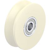 Blickle DSPKGSPO 75K Dubbel geflensd wiel Wieldiameter: 75 mm Draagvermogen (max.): 75 kg 1 stuk(s)