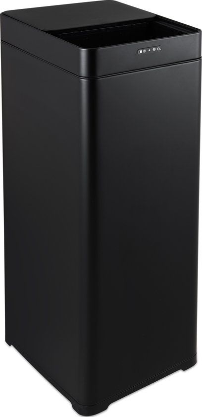 MOA Sensor Prullenbak 50 Liter - Zwart