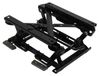 Réglage automatique de la hauteur pour sièges auto - Base universelle pour rehausseur de siège - Hauteur de levage jusqu'à 155 mm - Noir - Acier inoxydable - Convient aux véhicules avec conduite à droite