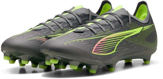 Puma Ultra 5 Match Fg/Ag Voetbalschoenen - Grijs - Unisex - Maat 40.5