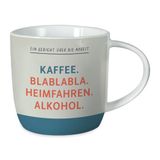 Grafik-Werkstatt Koffiemok met spreuk 300 ml porseleinen mok Een gedicht