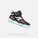 GEOX PERTH JONGENS Sneakers - ZWART/ORANJE - Maat 32