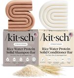 Kitsch Rice Water Shampoo & Conditioner Bar set (2 bars)