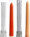 Ibenzoa® Bougies Vormen voor Creatief Kaarsen Gieten, Set van 2 Stuks