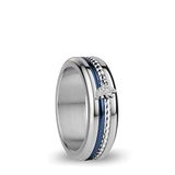 BERING Damen Ring in silber glänzend - Arctic Symphony Collection mit Edelstahl - Seine 9