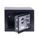 DONAU TECH Digitale Mini Safe 4,6L / 23 x 17 x 17 cm/Handmatige digitale elektronische kluis kleine meubelkluis/met digitaal wachtwoord & 2 beveiligingssleutels kluis/Zwart