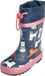 PLAYSHOES Regenlaarzen 'Katzen' marine / oranje / eosine / offwhite
