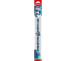 Maped Office Maped Liniaal Twist n Flex Dragon 30cm Blauw