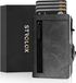 Strolox® Luxe Portemonnee met Rits Grijs - Creditcardhouder voor 11 pasjes en briefgeld - RFID & NFC - Leer - Unisex