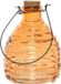 Decoris Kaemingk B.V. Wespenvanger/wespenval - transparant oranje - 17 cm - glas