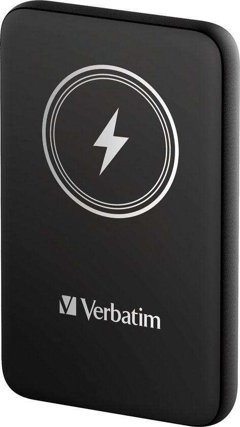 Verbatim Charge 'n' Go powerbank - Zwart - 10000 mAh - 20W - Draadloos opladen - Quick Charge 3.0