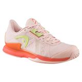 HEAD WOMEN'S PINK AND ORANGE SPRINT PRO 3.5 CLAY PADEL SHOES