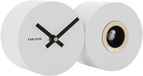 Karlsson Duo Cuckoo Wall Clock - Matt White - Metal - 26x13x7.2cm