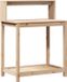 vidaXL Oppottafel met schappen 82,5x50x109,5 cm massief grenenhout
