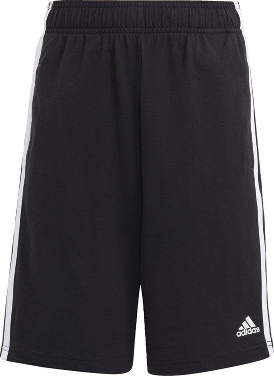 adidas Sportswear Essentials 3-Stripes Knit Short - Kinderen - Zwart - Maat 128
