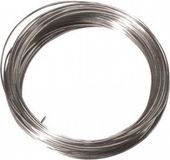 RAYHER Zilverdraad met koperkern voor sieradenmaken 1,0mm 4m grijs