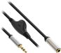 InLine 3,5mm Jack adapter met volumeregelaar | 0,25 meter