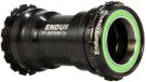 ENDURO BEARINGS Icecat TorqTite Bottom Bracket - BBright to DUB - A/C SS - Black