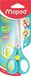 Maped 473110 ciseaux de bureau et de loisirs Coupe droite Acier inoxydable, Turquoise, Jaune