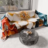 PETTI Artigiani Italiani Sprei voor tweepersoonsbed, lente, zomer, lichte deken voor tweepersoonsbed, bedlaken, bloemen 05-10, 100% gemaakt in Italië