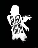 Komar Muurafbeelding - Star Wars Silhouette Quotes Stormtrooper - Grootte: 40 x 50 cm