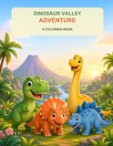 Dinosaur Valley Adventure: A Color, Learn, and Play Book