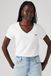 Levi's Le T-shirt parfait Col en V - Femme - S - Blanc / White