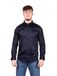 ARMANI EXCHANGE A|X ARMANI EXCHANGE Herenoverhemd met lange mouwen, stretch, katoen-satijn, knoopsluiting, 1 stuk, Blauw, XS