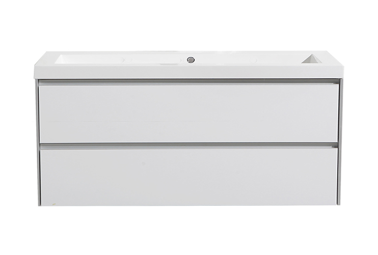 Badkamerplanet Actio PL - Badkamermeubel - 120 cm - Hoogglans Wit