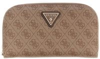 GUESS Latona Zip Around Organizer Portemonnee Lichtbruin