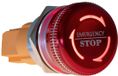 Joy-it Button22NA-01 Noodstopknop Mechanische vergrendeling Rood, Groen