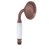 GEDY G-Liberty 02, handdouche 1 straal, ABS-kunststof met koperen afwerking, R&S-design, inclusief zandfilter, uniek