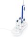CHPN - Porte-brosse à dents - Convient pour brosse à dents Oral B - Brosse à dents et brossettes - Universel - Blanc