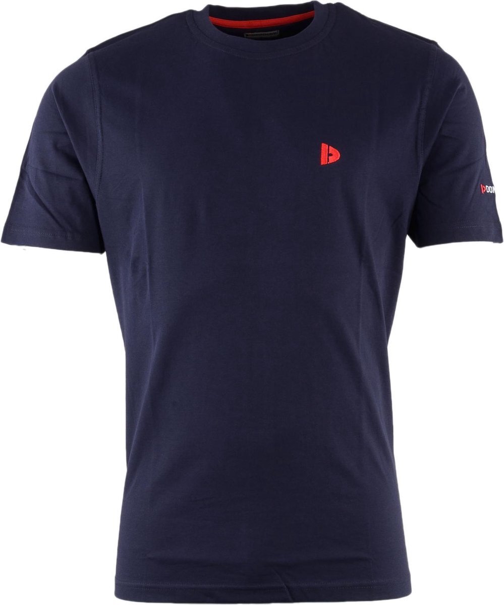 Donnay T shirt Vince heren katoen marineblauw