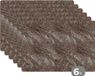 KitchenYeah Placemat - Graniet - 45x30 cm - Set van 6 - Hittebestendig - Anti-Slip