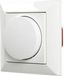 Ehmann 5591x0100 Draaidimmer Geschikt voor lampen: LED-lamp, Halogeenlamp, Gloeilamp Wit (RAL 9016)