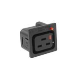 ACT C19 IEC Lock Net Entree (1x uitgang) - zwart